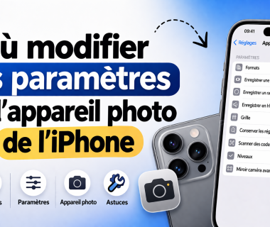 Où modifier les paramètres de l'appareil photo de l'iPhone ?